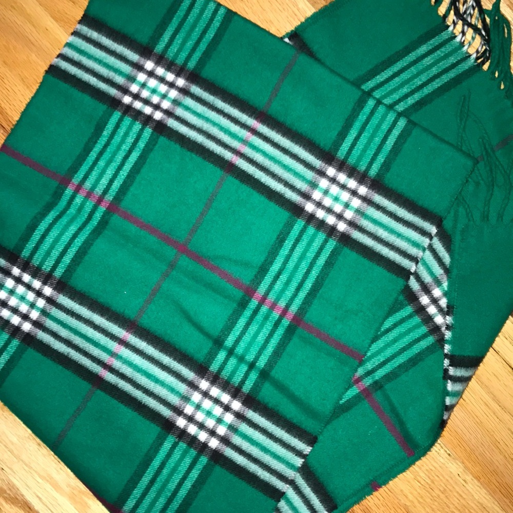 Green Soft Plaid Scarf SALE25